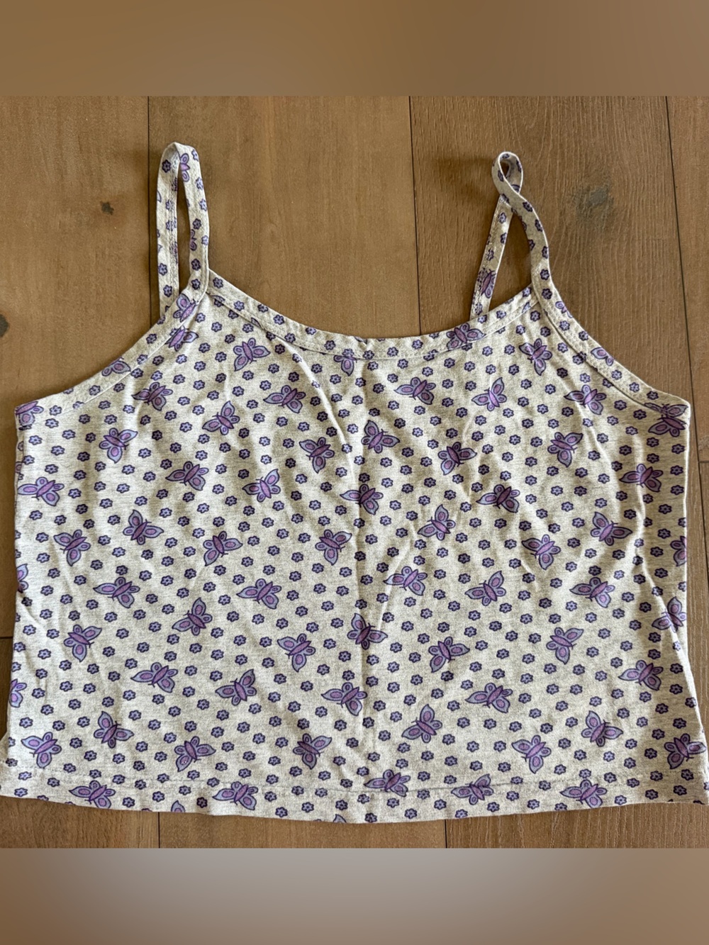 Don’t tell Daddy Y2K fairy grunge butterfly print tank top